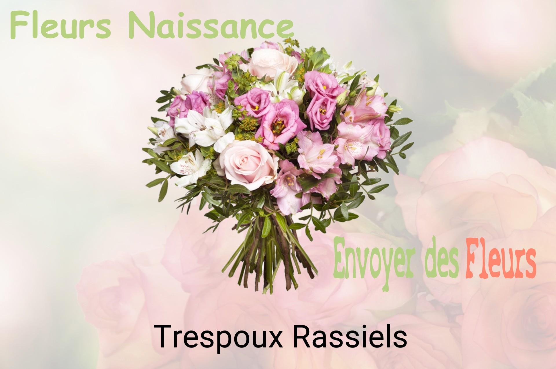 Bouquet de fleurs de naissance livré à Trespoux-Rassiels